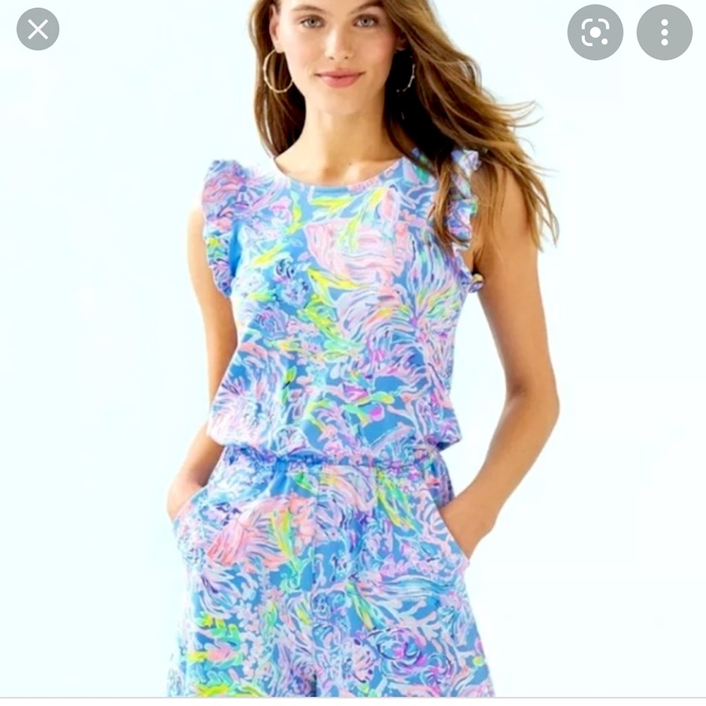 Lily Pulitzer Parsi Romper XS NWT